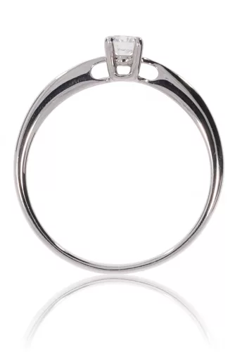 Fehér arany gyémánt köves gyűrű 82225