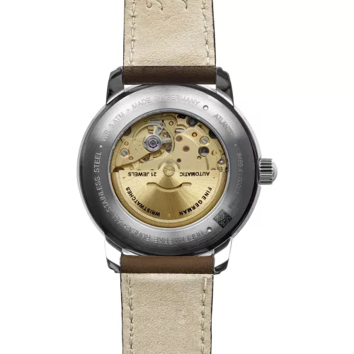 Zeppelin Atlantic 8466-4 automata férfi karóra – barna bőrszíj