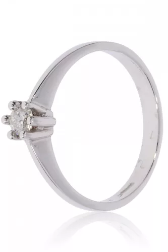 Fehér arany gyémánt köves gyűrű 84841