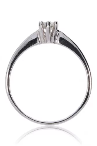 Fehér arany gyémánt köves gyűrű 84841