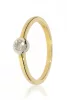 Sárga arany gyémánt köves gyűrű 84995