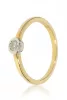 Sárga arany gyémánt köves gyűrű 84995