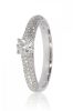 Fehér arany gyémánt köves gyűrű 85001