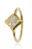Sárga arany gyémánt köves gyűrű 85005