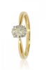 Sárga arany gyémánt köves gyűrű 85017