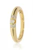 Sárga arany gyémánt köves gyűrű 86077