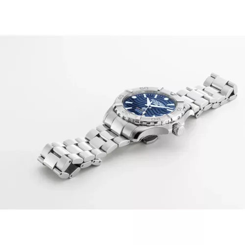 Roamer ferfi karora 43 mm kek szamlap automata acel buvar stilus