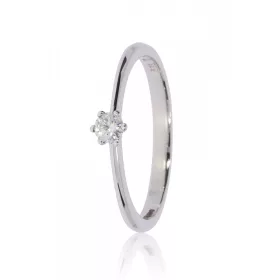 Fehér arany gyémánt köves gyűrű 86126