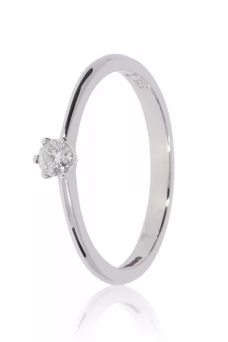 Fehér arany gyémánt köves gyűrű 86126