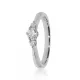 Fehér arany gyémánt köves gyűrű 86128