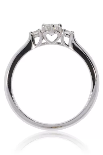 Fehér arany gyémánt köves gyűrű 86128