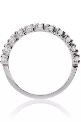 Fehér arany gyémánt köves gyűrű 86139