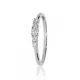 Fehér arany gyémánt köves gyűrű 86142