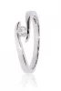 Fehér arany gyémánt köves gyűrű 86144