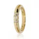 Sárga arany gyémánt köves gyűrű 86152
