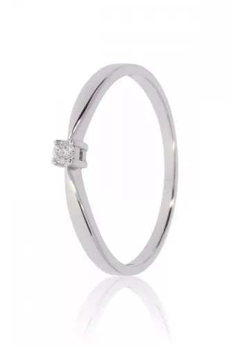 Fehér arany gyémánt köves gyűrű 86160