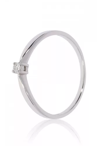 Fehér arany gyémánt köves gyűrű 86160