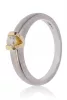 Fehér-Sárga arany gyémánt köves gyűrű 86161