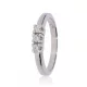 Fehér arany gyémánt köves gyűrű 86163