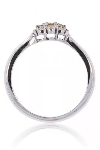 Fehér arany gyémánt köves gyűrű 86165