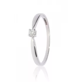 Fehér arany gyémánt köves gyűrű 86170