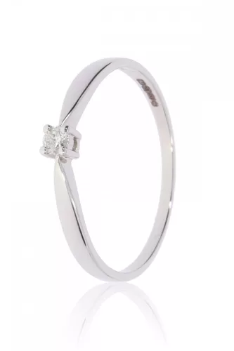 Fehér arany gyémánt köves gyűrű 86170