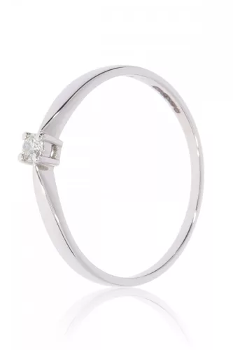 Fehér arany gyémánt köves gyűrű 86170