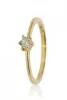 Sárga arany gyémánt köves gyűrű 86237