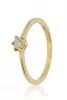 Sárga arany gyémánt köves gyűrű 86237
