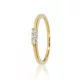 Sárga arany gyémánt köves gyűrű 86246