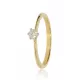 Sárga arany gyémánt köves gyűrű 86251