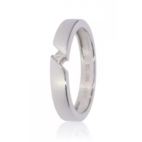 Fehér arany gyémánt köves gyűrű 86259