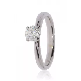 Fehér arany gyémánt köves gyűrű 86382