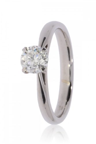Fehér arany gyémánt köves gyűrű 86382