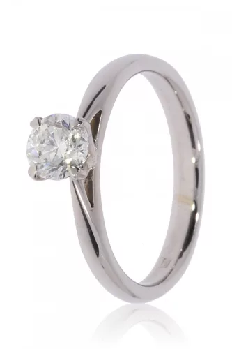 Fehér arany gyémánt köves gyűrű 86382