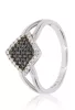 Fehér arany gyémánt köves gyűrű 87584