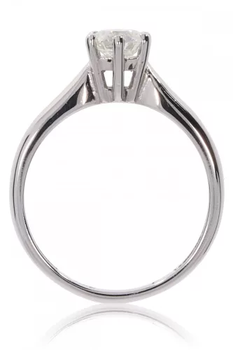 Fehér arany gyémánt köves gyűrű 88047