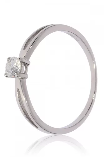 Fehér arany gyémánt köves gyűrű 88587