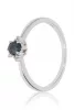 Fehér arany gyémánt és zafír köves gyűrű 89089