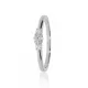 Fehér arany gyémánt köves gyűrű 89111