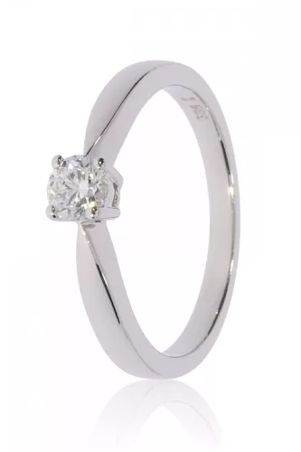 Fehér arany gyémánt köves gyűrű 89112