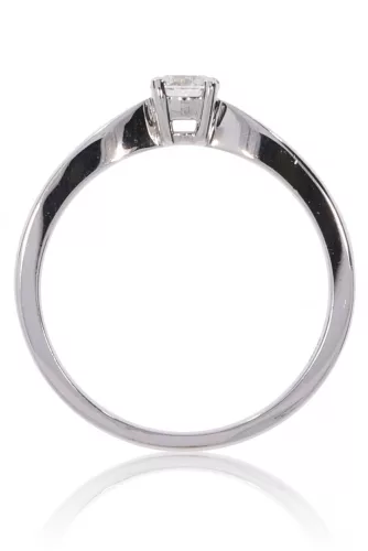 Fehér arany gyémánt köves gyűrű 89112