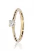 Sárga arany gyémánt köves gyűrű 89114