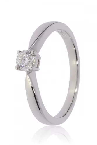 Fehér arany gyémánt köves gyűrű 89120