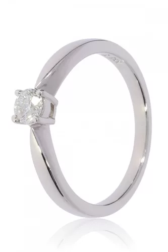 Fehér arany gyémánt köves gyűrű 89120