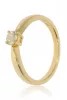 Sárga arany gyémánt köves gyűrű 89123