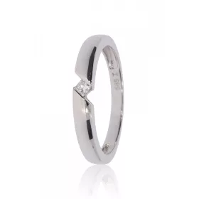 Fehér arany gyémánt köves gyűrű 89129