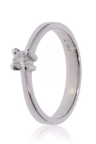 Fehér arany gyémánt köves gyűrű 89136