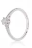 Fehér arany gyémánt köves gyűrű 89137