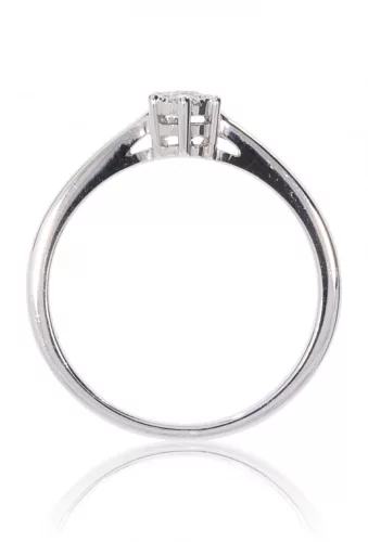 Fehér arany gyémánt köves gyűrű 89137